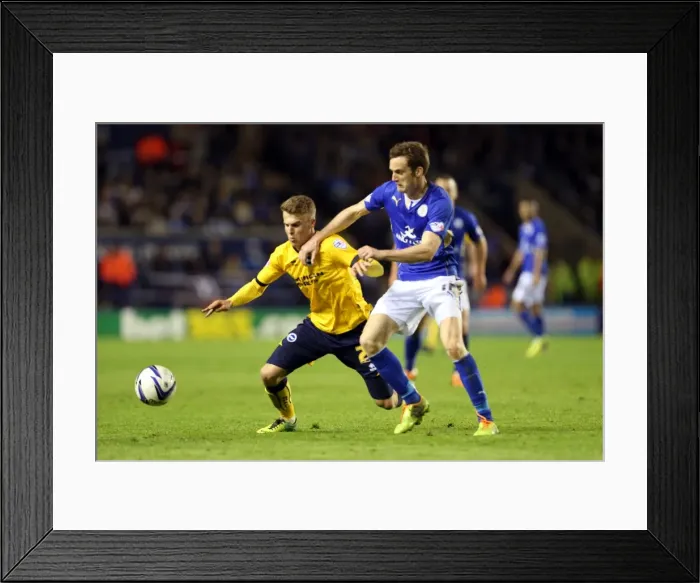 Framed Print : Brighton & Hove Albion at Leicester City (Away): April 8, 2014