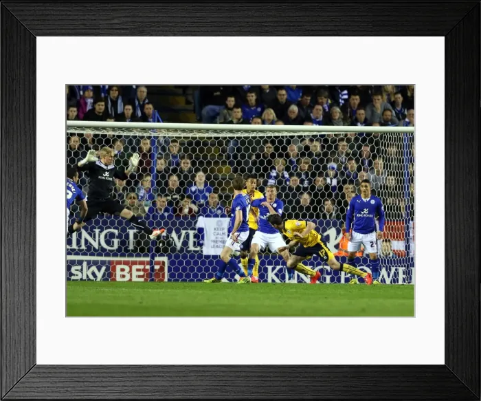 Framed Print : Brighton & Hove Albion at Leicester City (Away Game), 08 / 04 / 14 Framed Print : Brighton & Hove Albion at Leicester City (Away Game), 08 / 04 / 14