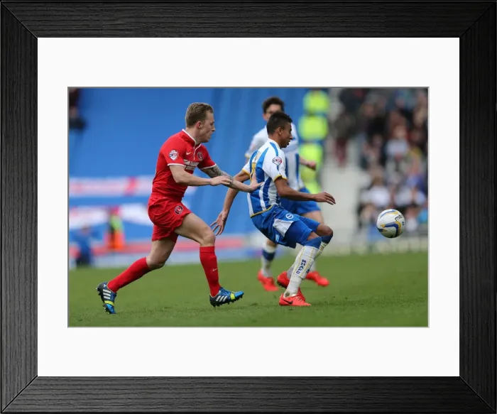 Framed Print : Brighton & Hove Albion vs Charlton Athletic (12 / 04 / 14): A Home Game from the 2013-14 Season Framed Print : Brighton & Hove Albion vs Charlton Athletic (12 / 04 / 14): A Home Game from the 2013-14 Season