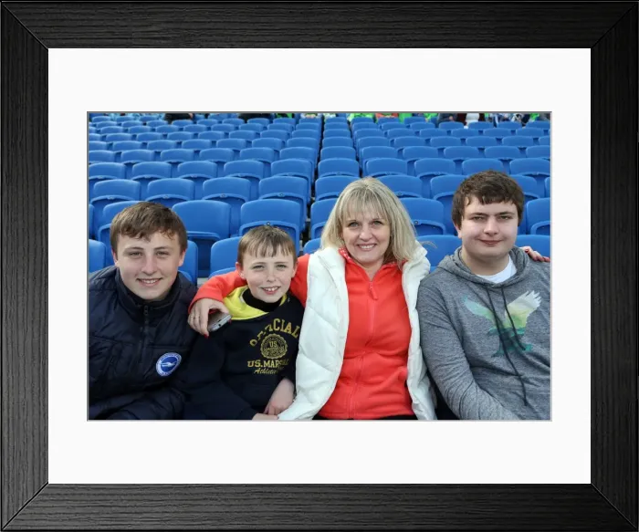 Framed Print : Young Seagulls Open Day (Easter 2014) at Brighton & Hove Albion FC
