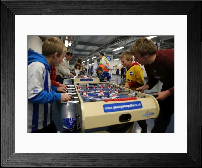 Framed Print : Young Seagulls Open Day (Easter 2014) at Brighton & Hove Albion FC Framed Print : Young Seagulls Open Day (Easter 2014) at Brighton & Hove Albion FC