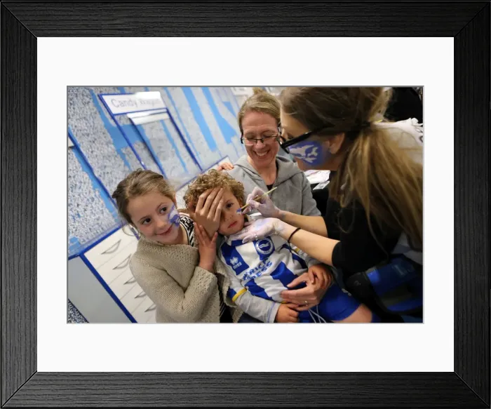 Framed Print : Brighton & Hove Albion FC: Young Seagulls Open Day (Easter 2014) Framed Print : Brighton & Hove Albion FC: Young Seagulls Open Day (Easter 2014)