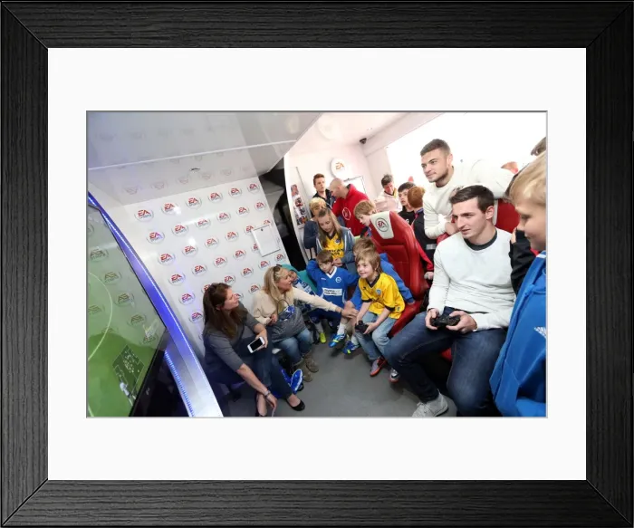 Framed Print : Young Seagulls Open Day (Easter 2014) at Brighton & Hove Albion FC Framed Print : Young Seagulls Open Day (Easter 2014) at Brighton & Hove Albion FC