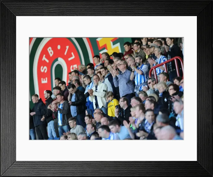 Framed Print : Brighton & Hove Albion vs. Huddersfield Town: 18 / 04 / 14 - Away Game, 2013-14 Season