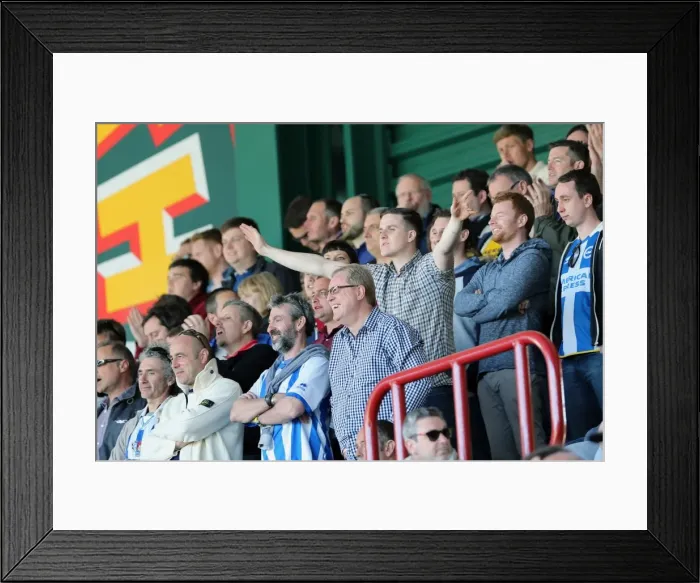 Framed Print : Brighton & Hove Albion vs. Huddersfield Town: 18 / 04 / 14 - Away Game, 2013-14 Season Framed Print : Brighton & Hove Albion vs. Huddersfield Town: 18 / 04 / 14 - Away Game, 2013-14 Season