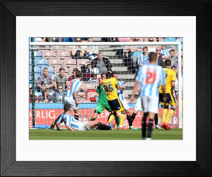 Framed Print : Brighton & Hove Albion vs. Huddersfield Town: 18 / 04 / 14 - Away Game, 2013-14 Season