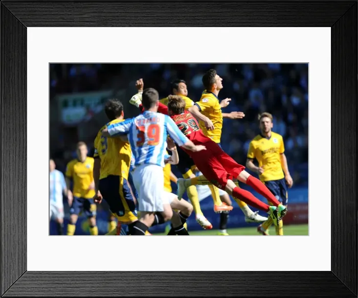 Framed Print : Brighton & Hove Albion vs. Huddersfield Town: 18 / 04 / 14 - Away Game, 2013-14 Season