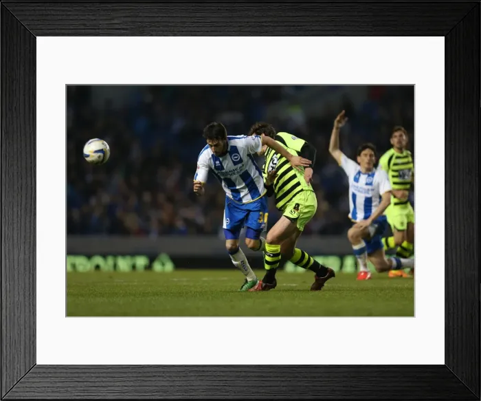 Framed Print : Brighton & Hove Albion vs. Yeovil Town: 25 April 2014 (The Seagulls Home Game against Yeovil Town) Framed Print : Brighton & Hove Albion vs. Yeovil Town: 25 April 2014 (The Seagulls Home Game against Yeovil Town)