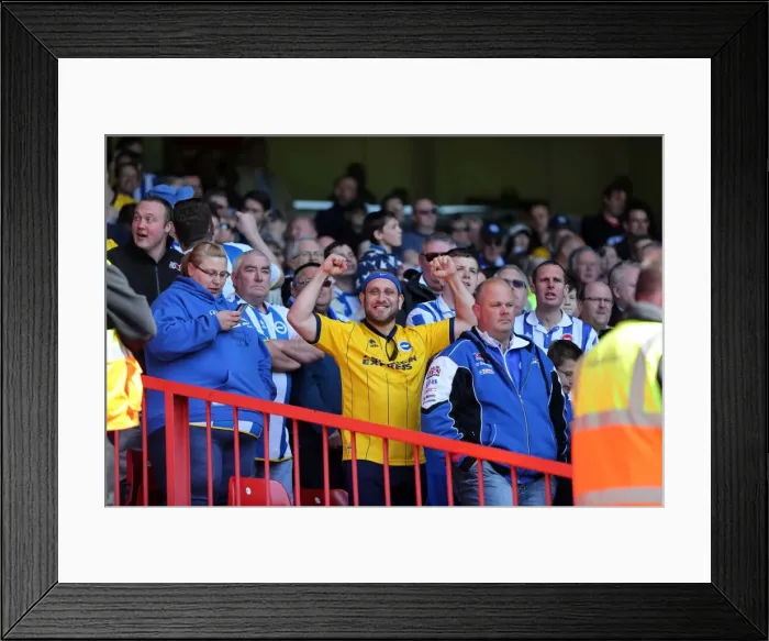 Framed Print : Brighton & Hove Albion vs. Nottingham Forest: 2013-14 Away Game (03MAY14) Framed Print : Brighton & Hove Albion vs. Nottingham Forest: 2013-14 Away Game (03MAY14)