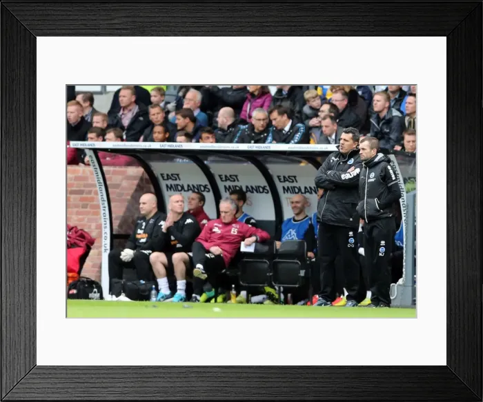 Framed Print : Brighton & Hove Albion vs. Derby County: 2013-14 Away Game (11 May 2014) Framed Print : Brighton & Hove Albion vs. Derby County: 2013-14 Away Game (11 May 2014)