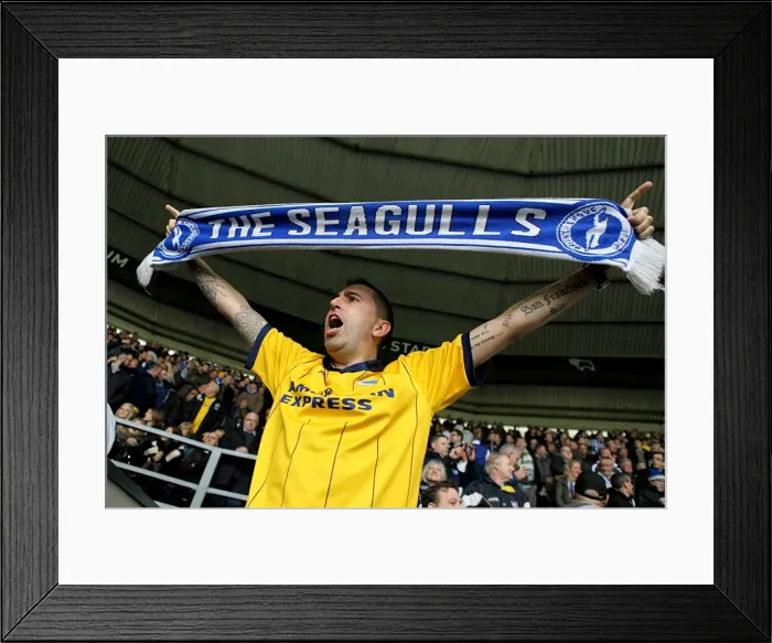 Framed Print : Brighton & Hove Albion vs. Derby County: 2013-14 Season Away Game (11 May 2014)