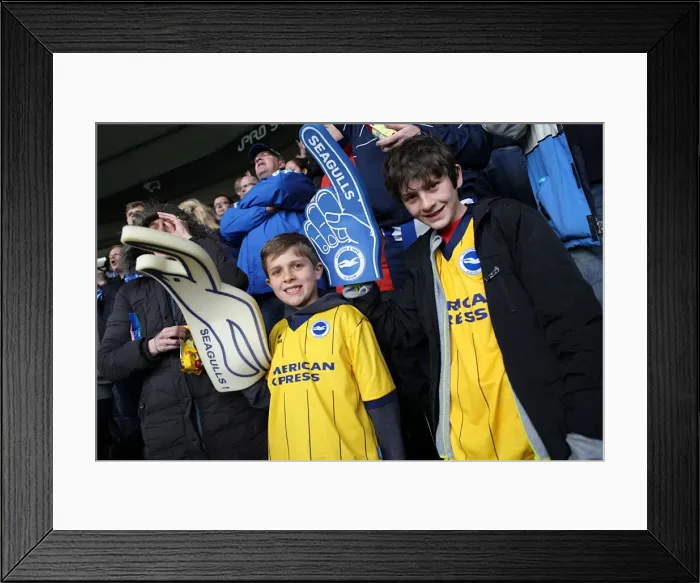 Framed Print : Brighton & Hove Albion vs. Derby County: 2013-14 Away Game (11 May 2014) Framed Print : Brighton & Hove Albion vs. Derby County: 2013-14 Away Game (11 May 2014)