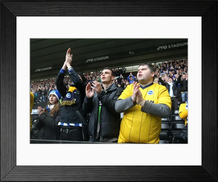 Framed Print : Brighton & Hove Albion vs. Derby County: 2013-14 Season Away Game (11 May 2014) Framed Print : Brighton & Hove Albion vs. Derby County: 2013-14 Season Away Game (11 May 2014)