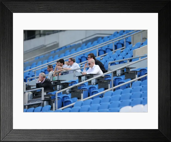 Framed Print : Brighton & Hove Albion's Opening Game of the Season: May 19, 2014