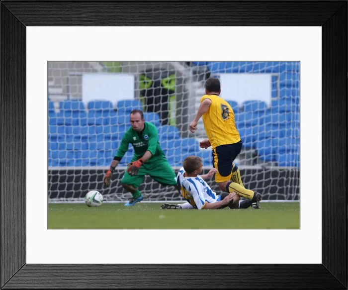 Framed Print : Brighton & Hove Albion in Action: Game 2, May 19, 2014