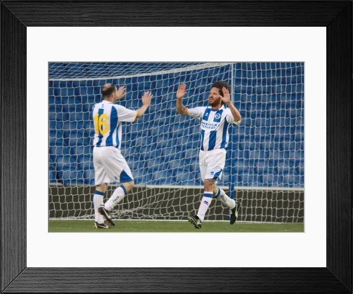 Framed Print : Brighton & Hove Albion: Game 5 - The Thrilling Pitch Battle (21st May 2014) Framed Print : Brighton & Hove Albion: Game 5 - The Thrilling Pitch Battle (21st May 2014)