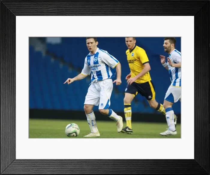 Framed Print : Brighton & Hove Albion: Game 5 - The Thrilling Pitch Battle (21 May 2014) Framed Print : Brighton & Hove Albion: Game 5 - The Thrilling Pitch Battle (21 May 2014)