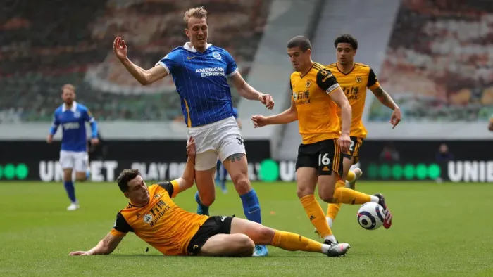 Framed Print : 0-0 Stalemate: Brighton & Hove Albion vs. Wolverhampton Wanderers (May 9, 2021) Framed Print : 0-0 Stalemate: Brighton & Hove Albion vs. Wolverhampton Wanderers (May 9, 2021)