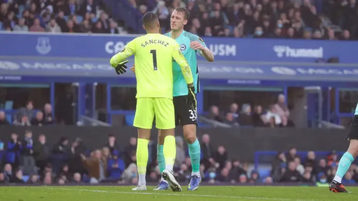 Framed Print : 0-0 Stalemate: Everton vs. Brighton & Hove Albion - Premier League Rivalry (January 2, 2022) Framed Print : 0-0 Stalemate: Everton vs. Brighton & Hove Albion - Premier League Rivalry (January 2, 2022)