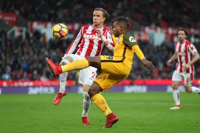 Framed Print : 10FEB18: Premier League Clash - Stoke City vs. Brighton and Hove Albion Framed Print : 10FEB18: Premier League Clash - Stoke City vs. Brighton and Hove Albion