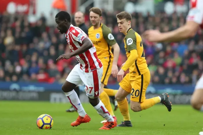 Framed Print : 10FEB18: Premier League Showdown - Stoke City vs. Brighton and Hove Albion at The Bet365 Stadium Framed Print : 10FEB18: Premier League Showdown - Stoke City vs. Brighton and Hove Albion at The Bet365 Stadium