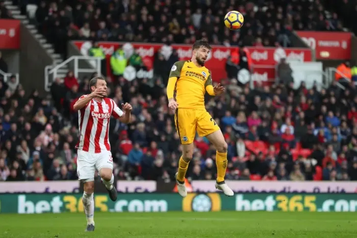 Framed Print : 10FEB18: Premier League Showdown - Stoke City vs. Brighton and Hove Albion at The Bet365 Stadium Framed Print : 10FEB18: Premier League Showdown - Stoke City vs. Brighton and Hove Albion at The Bet365 Stadium
