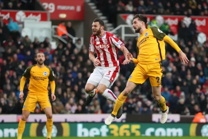 Framed Print : 10FEB18: Premier League Showdown - Stoke City vs. Brighton and Hove Albion at The Bet365 Stadium Framed Print : 10FEB18: Premier League Showdown - Stoke City vs. Brighton and Hove Albion at The Bet365 Stadium