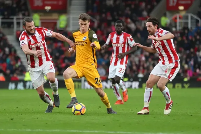 Framed Print : 10FEB18: Premier League Showdown - Stoke City vs. Brighton and Hove Albion at The Bet365 Stadium Framed Print : 10FEB18: Premier League Showdown - Stoke City vs. Brighton and Hove Albion at The Bet365 Stadium
