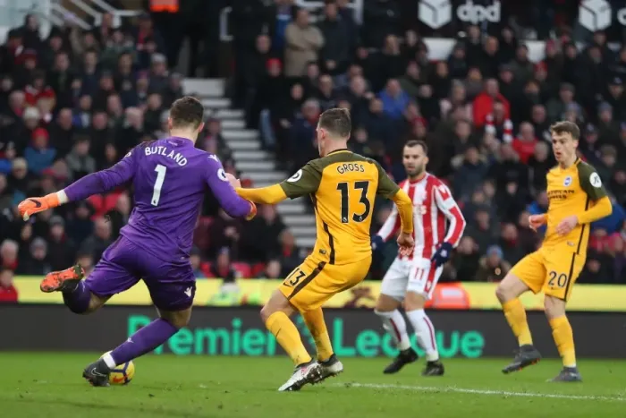 Framed Print : 10FEB18: Premier League Showdown - Stoke City vs. Brighton and Hove Albion at The Bet365 Stadium Framed Print : 10FEB18: Premier League Showdown - Stoke City vs. Brighton and Hove Albion at The Bet365 Stadium