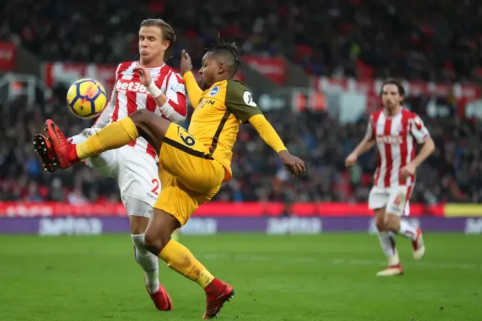 Framed Print : 10FEB18: Premier League Showdown - Stoke City vs. Brighton and Hove Albion at The Bet365 Stadium Framed Print : 10FEB18: Premier League Showdown - Stoke City vs. Brighton and Hove Albion at The Bet365 Stadium