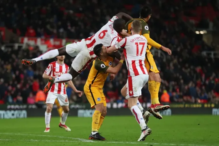 Framed Print : 10FEB18: Premier League Showdown - Stoke City vs. Brighton and Hove Albion at The Bet365 Stadium Framed Print : 10FEB18: Premier League Showdown - Stoke City vs. Brighton and Hove Albion at The Bet365 Stadium