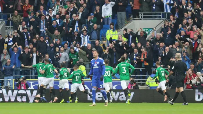 Framed Print : 10NOV18: Premier League Battle - Cardiff City vs. Brighton and Hove Albion at Cardiff City Stadium Framed Print : 10NOV18: Premier League Battle - Cardiff City vs. Brighton and Hove Albion at Cardiff City Stadium