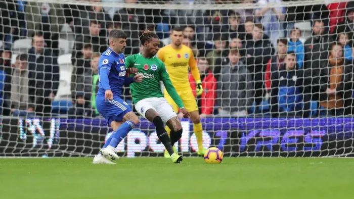 Framed Print : 10NOV18: Premier League Showdown - Cardiff City vs. Brighton and Hove Albion at Cardiff City Stadium Framed Print : 10NOV18: Premier League Showdown - Cardiff City vs. Brighton and Hove Albion at Cardiff City Stadium