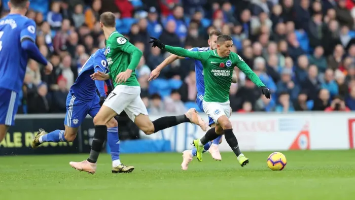 Framed Print : 10NOV18: Premier League Showdown - Cardiff City vs. Brighton and Hove Albion at Cardiff City Stadium Framed Print : 10NOV18: Premier League Showdown - Cardiff City vs. Brighton and Hove Albion at Cardiff City Stadium