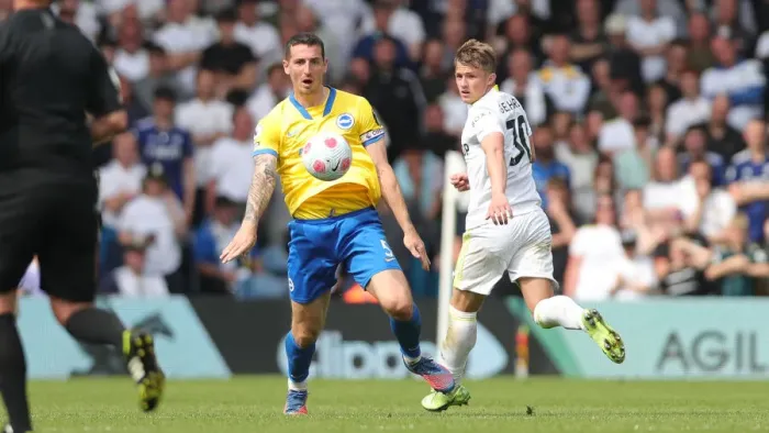 Framed Print : 15May22: Intense Premier League Battle - Leeds United vs. Brighton & Hove Albion at Elland Road Framed Print : 15May22: Intense Premier League Battle - Leeds United vs. Brighton & Hove Albion at Elland Road
