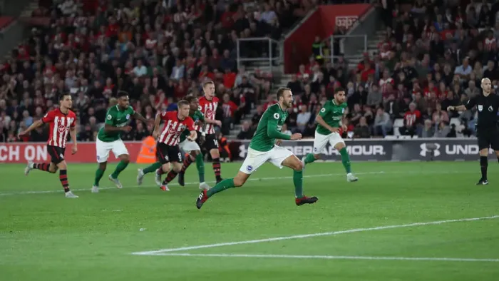 Framed Print : 17SEP18: Premier League Showdown - Southampton vs. Brighton & Hove Albion at St. Mary's Stadium Framed Print : 17SEP18: Premier League Showdown - Southampton vs. Brighton & Hove Albion at St. Mary's Stadium