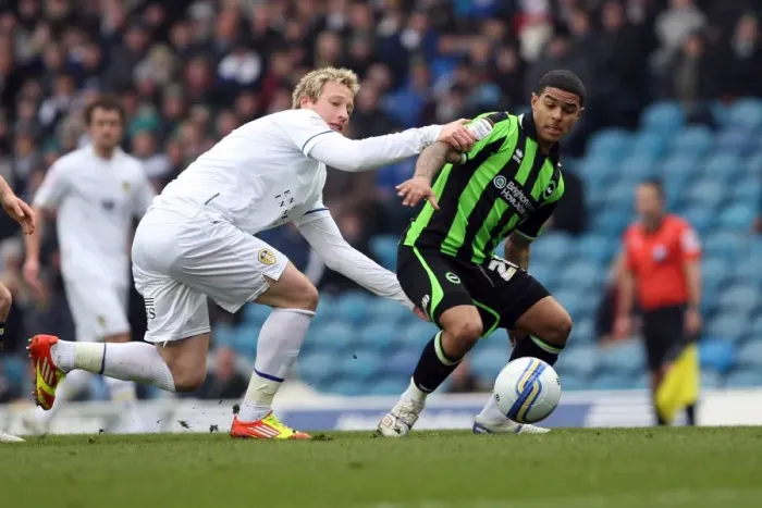 Framed Print : 2011-12 Away Game: Brighton & Hove Albion vs. Leeds United Framed Print : 2011-12 Away Game: Brighton & Hove Albion vs. Leeds United