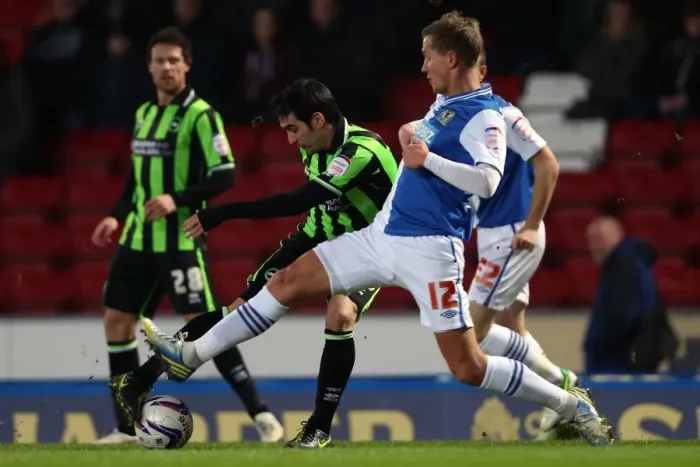 Framed Print : 2012-13 Away Season: Brighton & Hove Albion vs. Blackburn Rovers - Showdown at Ewood Park Framed Print : 2012-13 Away Season: Brighton & Hove Albion vs. Blackburn Rovers - Showdown at Ewood Park