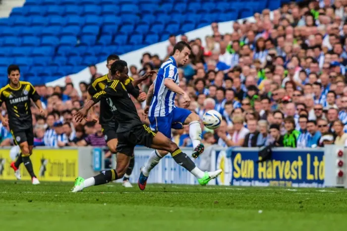 Framed Print : 2012-13 Pre-Season: Chelsea vs. Brighton & Hove Albion - A Clash with the Champions: Brighton's Battle against Chelsea Framed Print : 2012-13 Pre-Season: Chelsea vs. Brighton & Hove Albion - A Clash with the Champions: Brighton's Battle against Chelsea