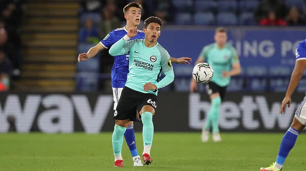 2021 / 22 Carabao Cup: Intense Clash between Leicester City and Brighton & Hove Albion at King Power Stadium