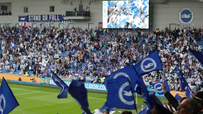 Framed Print : 2021-22 Premier League: Brighton & Hove Albion vs. Watford - Intense Match Action at American Express Community Stadium Framed Print : 2021-22 Premier League: Brighton & Hove Albion vs. Watford - Intense Match Action at American Express Community Stadium