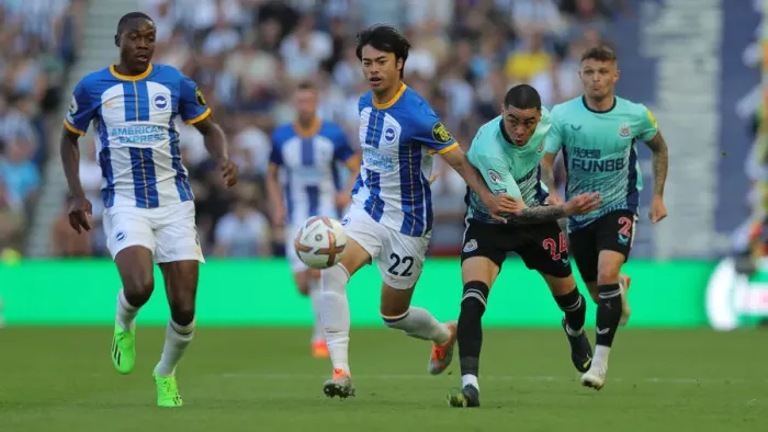 Framed Print : 2022 / 23 Premier League: Intense Battle between Brighton & Hove Albion and Newcastle United at American Express Community Stadium Framed Print : 2022 / 23 Premier League: Intense Battle between Brighton & Hove Albion and Newcastle United at American Express Community Stadium