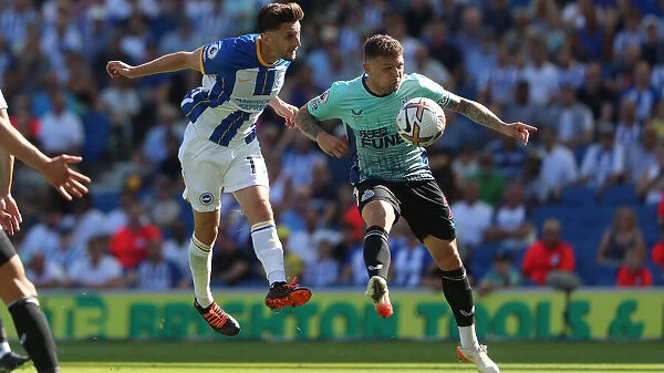 2022 / 23 Premier League: Intense Battle between Brighton & Hove Albion and Newcastle United at American Express Community Stadium