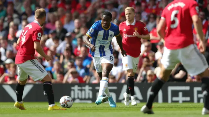 Framed Print : 2022 / 23 Premier League: Manchester United vs. Brighton and Hove Albion - Clash at Old Trafford (07AUG22) Framed Print : 2022 / 23 Premier League: Manchester United vs. Brighton and Hove Albion - Clash at Old Trafford (07AUG22)