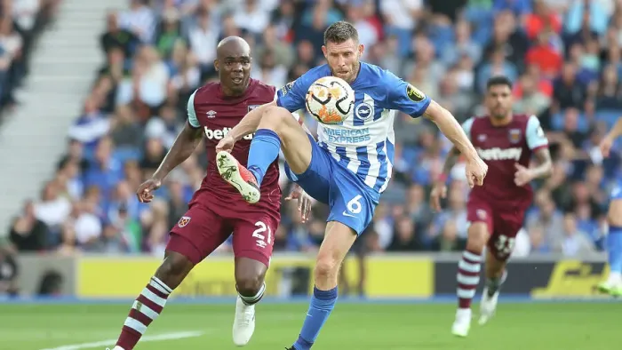 Framed Print : 2023 / 24 Premier League: Brighton vs. West Ham United - A Exciting Clash at American Express Stadium Framed Print : 2023 / 24 Premier League: Brighton vs. West Ham United - A Exciting Clash at American Express Stadium