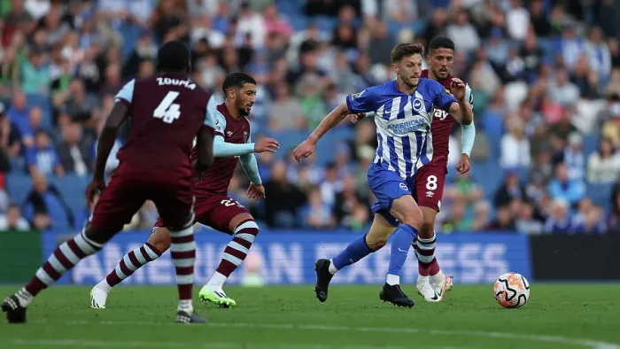Framed Print : 2023 / 24 Premier League: Intense Action at American Express Stadium - Brighton & Hove Albion vs. West Ham United Framed Print : 2023 / 24 Premier League: Intense Action at American Express Stadium - Brighton & Hove Albion vs. West Ham United