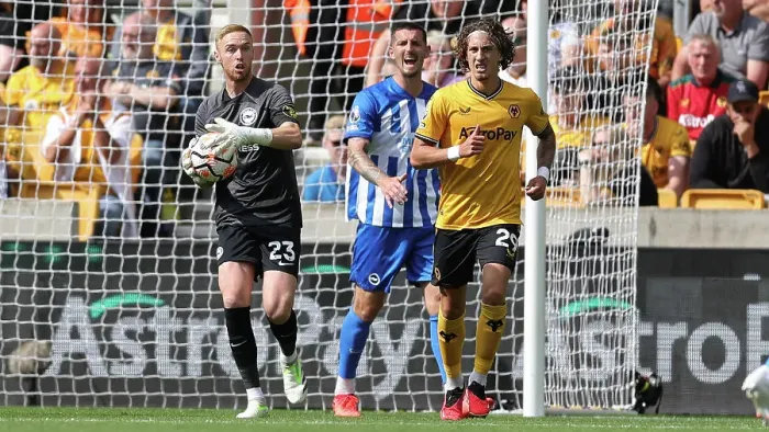 Framed Print : 2023 / 24 Premier League: Wolverhampton Wanderers vs. Brighton and Hove Albion Clash at Molineux Stadium (19th August) Framed Print : 2023 / 24 Premier League: Wolverhampton Wanderers vs. Brighton and Hove Albion Clash at Molineux Stadium (19th August)