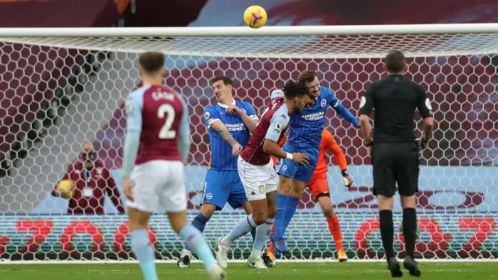 Framed Print : 21NOV20: Premier League Showdown - Aston Villa vs. Brighton & Hove Albion at Villa Park