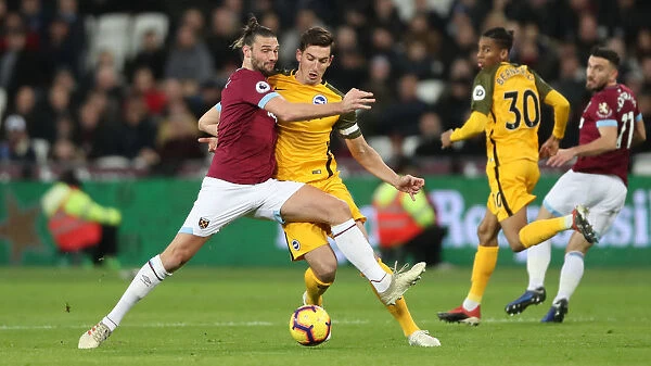 2nd January 2019: West Ham United vs. Brighton and Hove Albion - Premier League Clash at The London Stadium