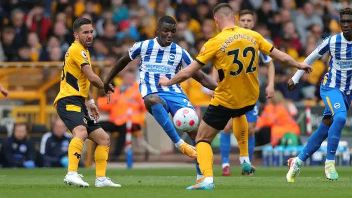 Framed Print : 30APR22: Premier League Showdown - Wolves vs. Brighton at Molineux Stadium Framed Print : 30APR22: Premier League Showdown - Wolves vs. Brighton at Molineux Stadium